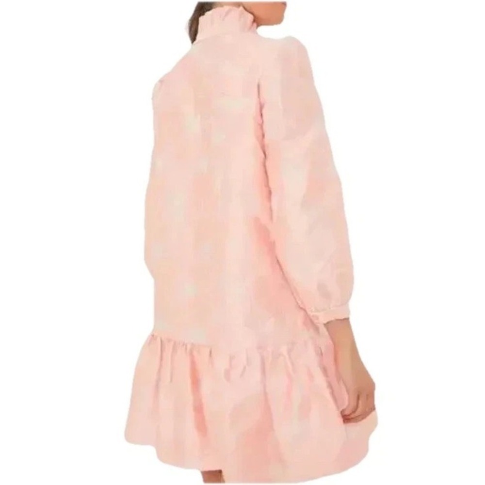 TUCKERNUCK Bellini Fil Coupe Pink Palmerston Mini Dress Sz L Spring Easter Party - Picture 3 of 13